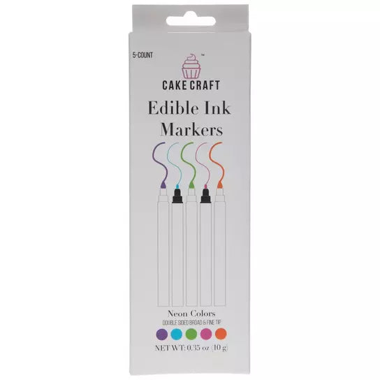 Edible Ink Markers Neon Colors Cake Craft