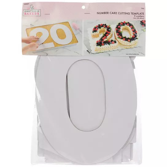 Number Cake Cutting Templates