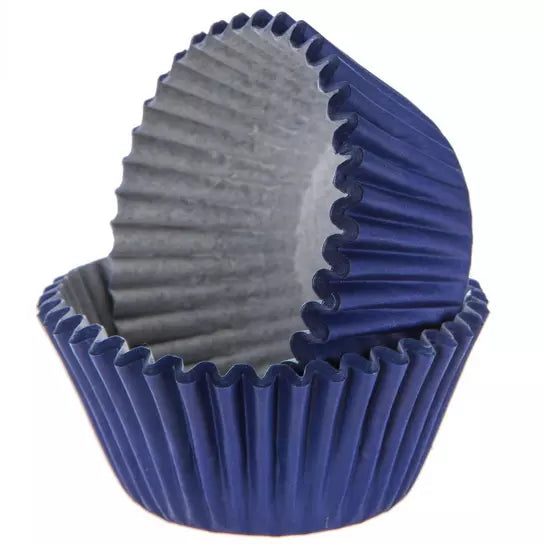 Navy Blue Baking Cups