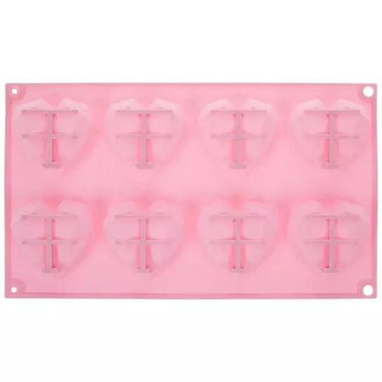 Diamond Hearts Silicone Mold