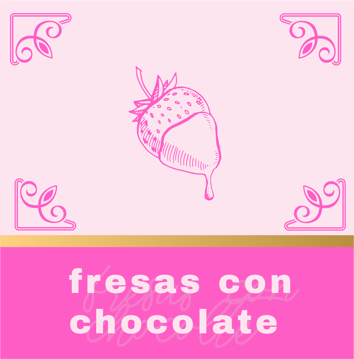 Oferta de Fresas con crema🍓