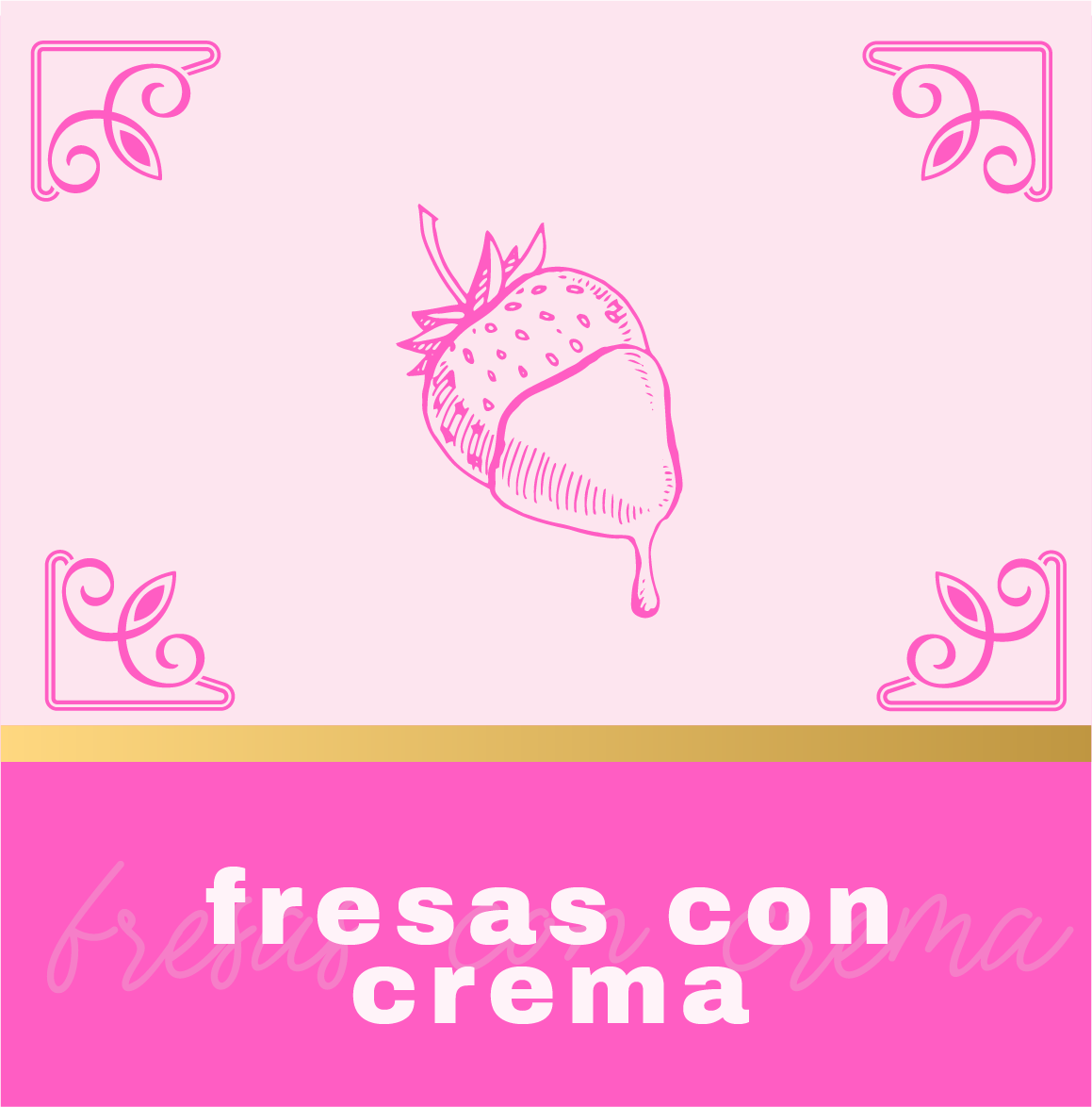 Fresas con Crema