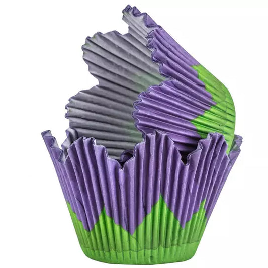 Purple Flower Baking Cups