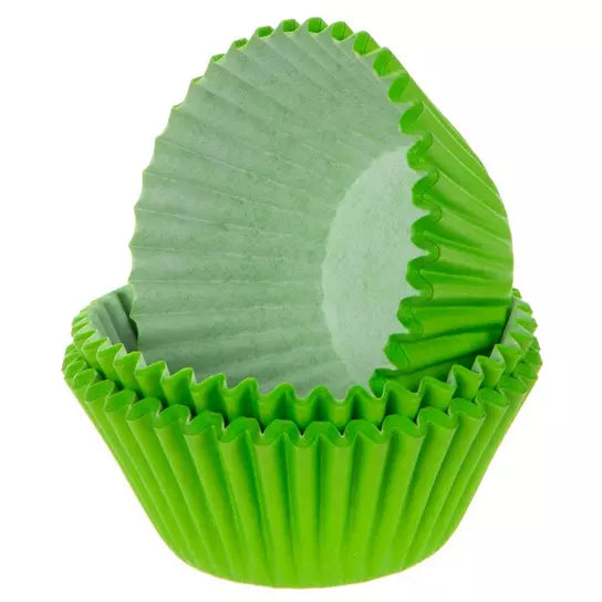 Lime Green Baking Cups