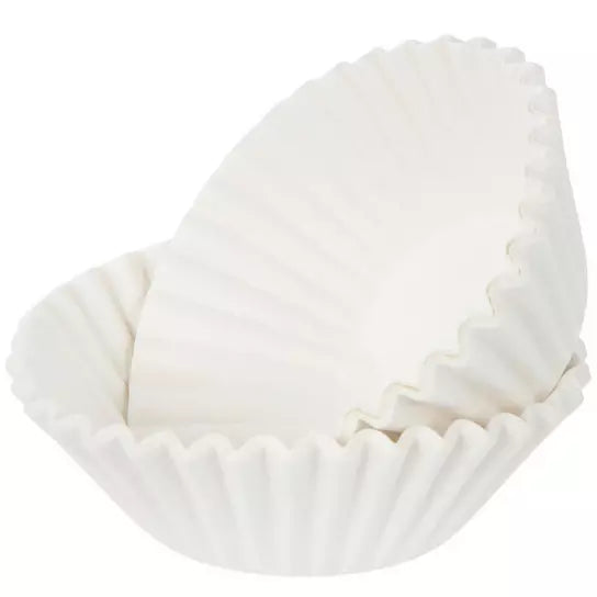 White Baking Cups
