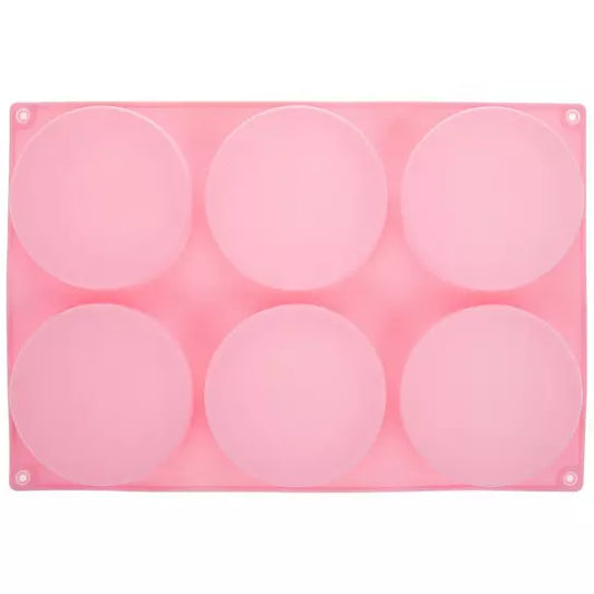 Pink Flat Disc Mold