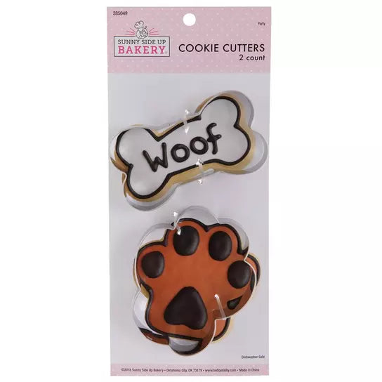 Bone & Paw Metal Cookie Cutters
