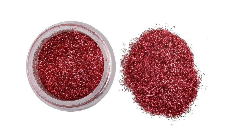 Glitter Christmas Red