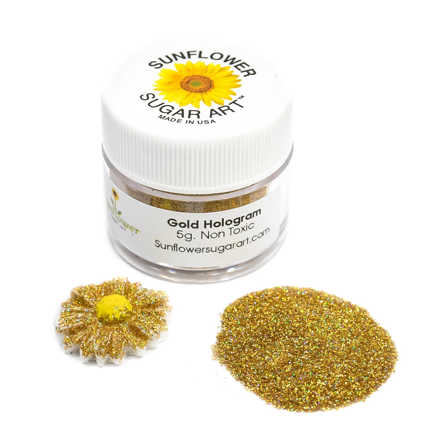 Glitter Gold Hologram