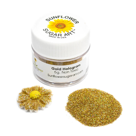 Glitter Gold Hologram